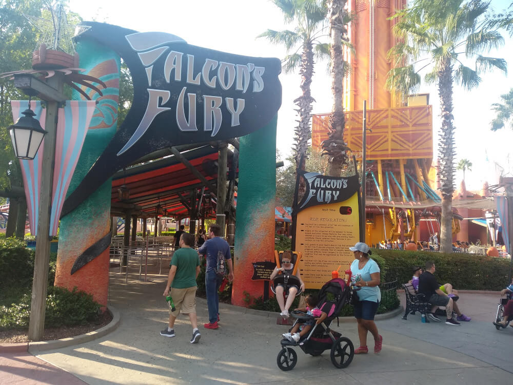 Falcons Fury - Busch Gardens Tampa Orlando - Turiste-se