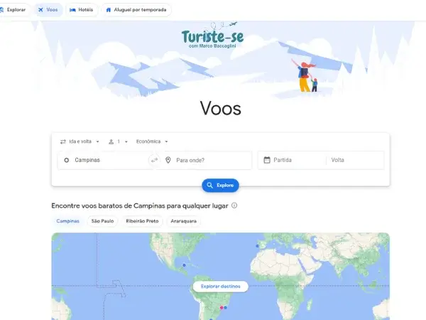 Google Viagens - Turiste-se