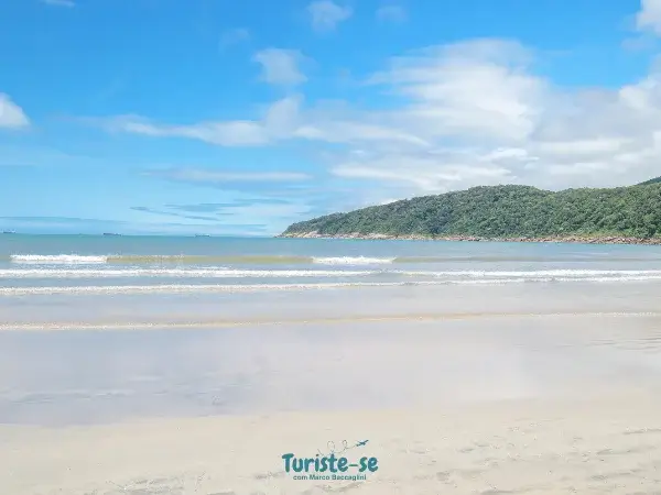 Praia das Pitangueiras Guarujá - Turiste-se