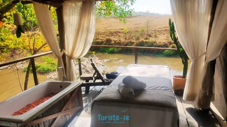 Área Massagem Pousada Santa Thereza Serra Negra - Turiste-se