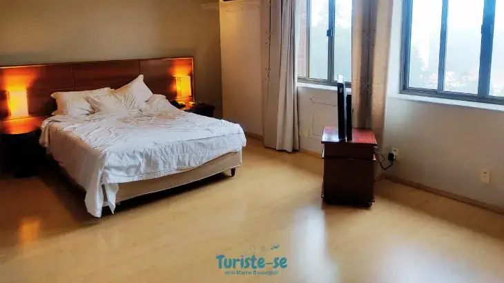 Cama Quarto Hotel Mercure Joinville Prinz - Turiste-se