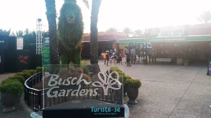 Entrada Parque Busch Gardens Tampa Orlando - Turiste-se