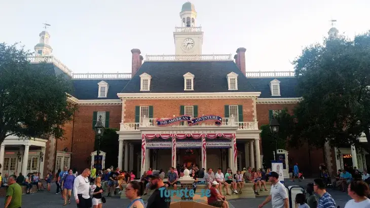 Pavilhão EUA Epcot Disney Orlando - Turiste-se